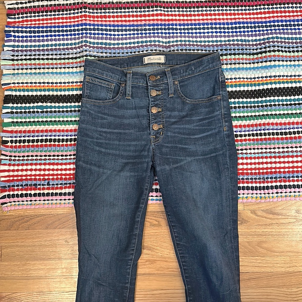 Madewell   9” High-Waisted   Button Fly